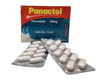5415. PANACTOL (Vỉ xéo) (Paracetamol 500mg; Hộp 10 vỉ x 10 viên; Thùng 181 hộp) Khánh Hòa